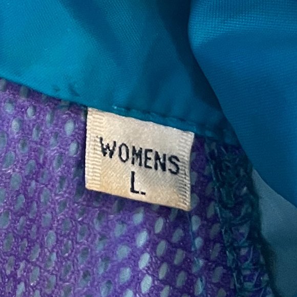 Women's Columbia Y2K Windbreaker Full Zip Jacket Blue Size‎ Large - Picture 4 of 6